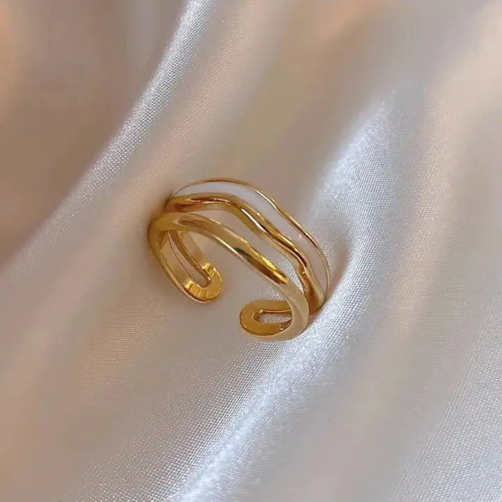 Golden Adjustable Vintage Ring