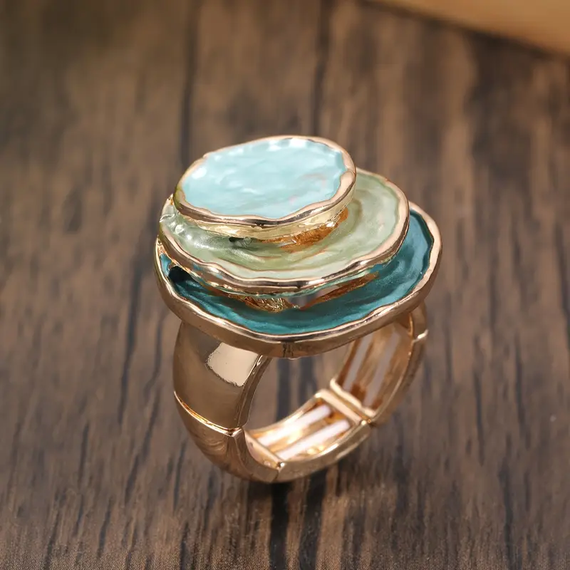 Layered Ring Hand-Painted