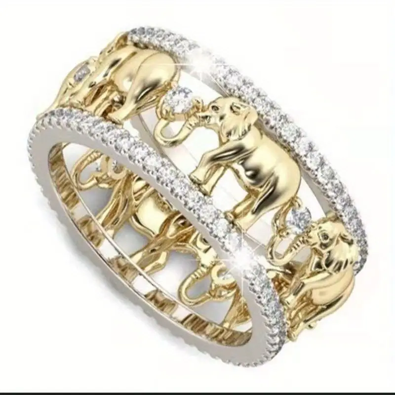 Ring with Elephant
