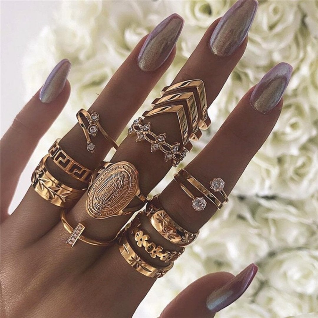 Unique Premium Set with 8 to 12 Rings