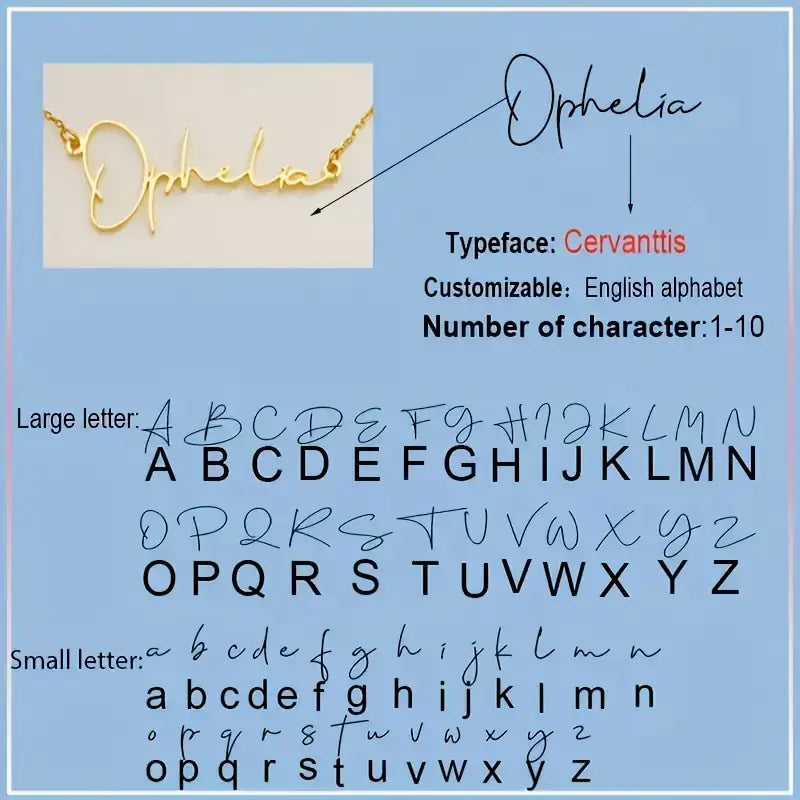 Elegant Custom Name Necklace