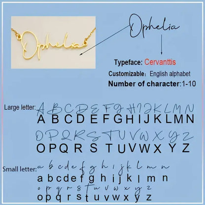 Elegant Custom Name Necklace