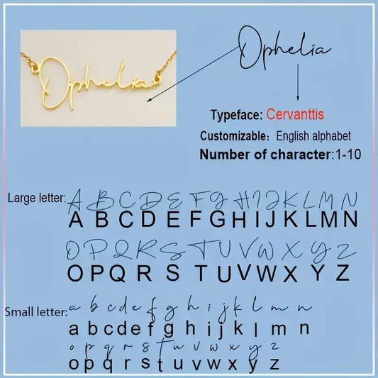 Elegant Custom Name Necklace