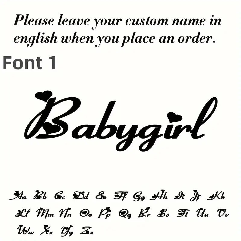 Stainless Steel Name Necklace