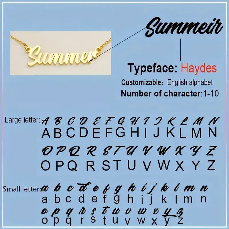 Elegant Custom Name Necklace