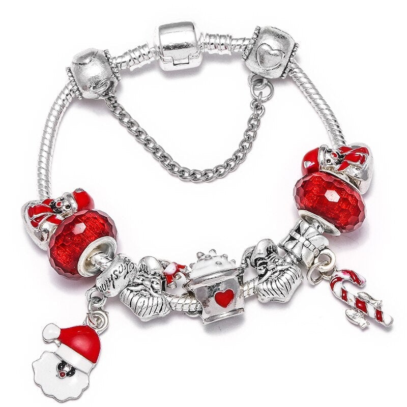 Christmas-themed bracelet