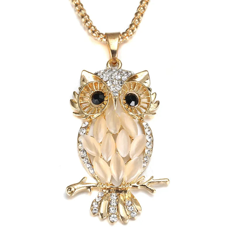 Golden Owl Necklace