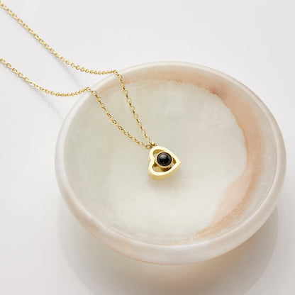 Personalized photo necklace with your own image