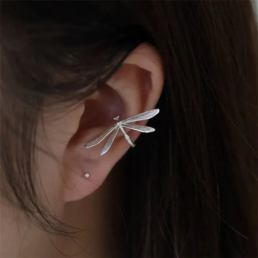 Delicate Dragonfly Ear Clips