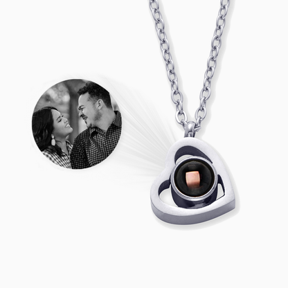 Personalized photo necklace with your own image