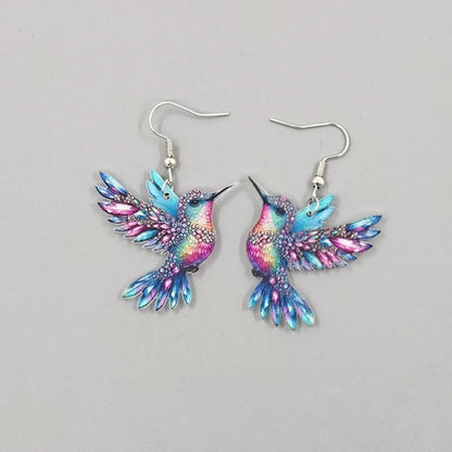 Hummingbird Dangle Earrings