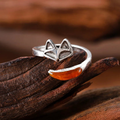 Vintage Fox Spirit Ring