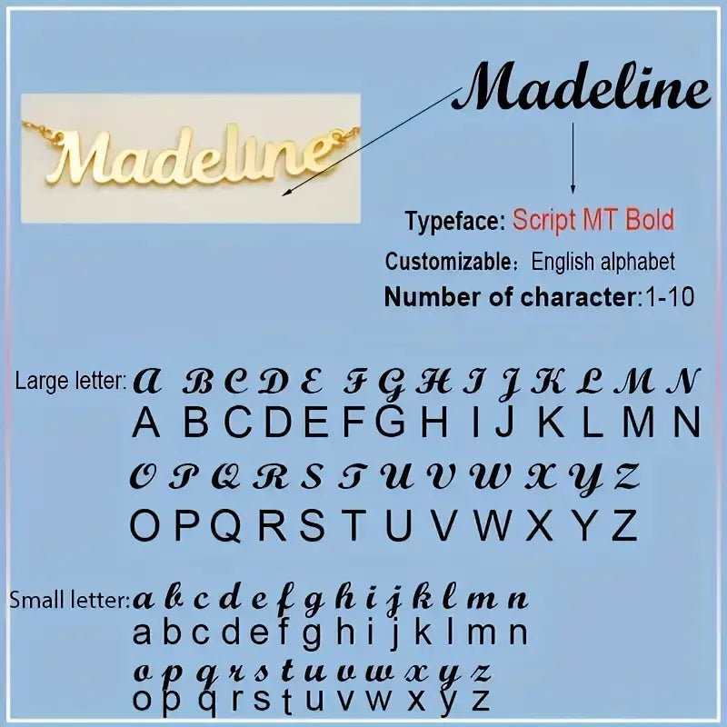 Elegant Custom Name Necklace