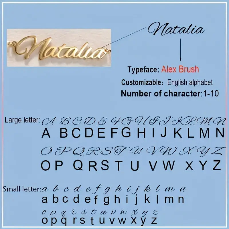 Elegant Custom Name Necklace