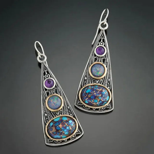 Cosmic Boho Earrings made of Sterling Silver