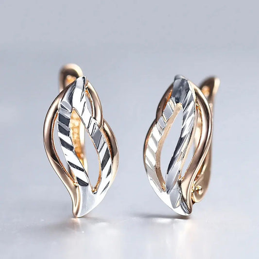 Elegant Elf Earrings in Gold and Silver