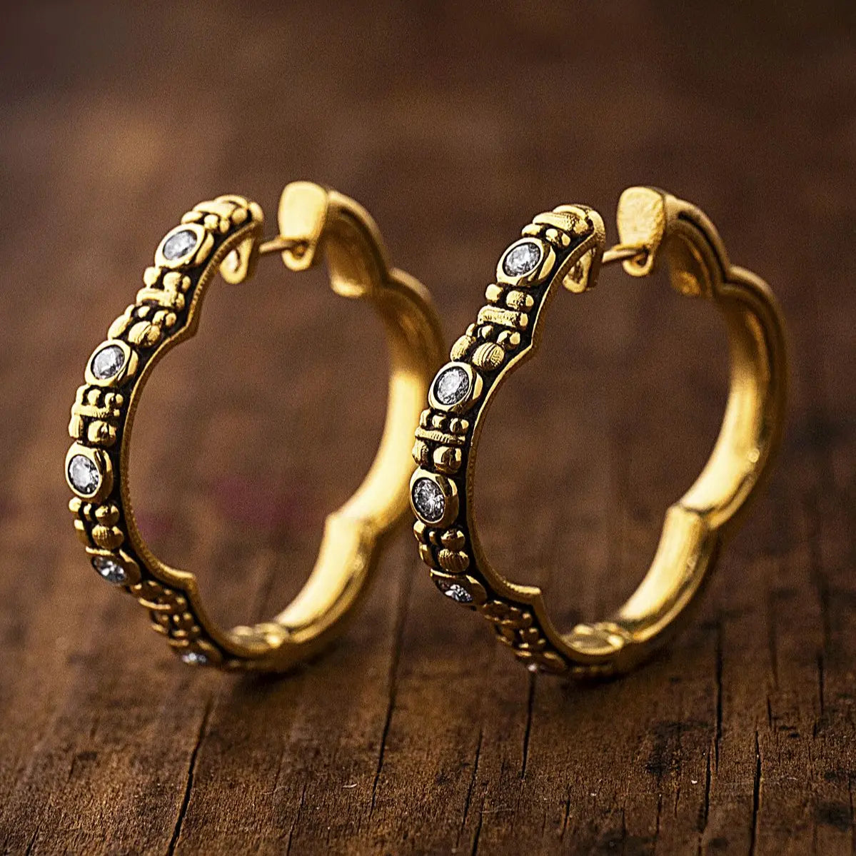 Irregular Golden Vintage Rings