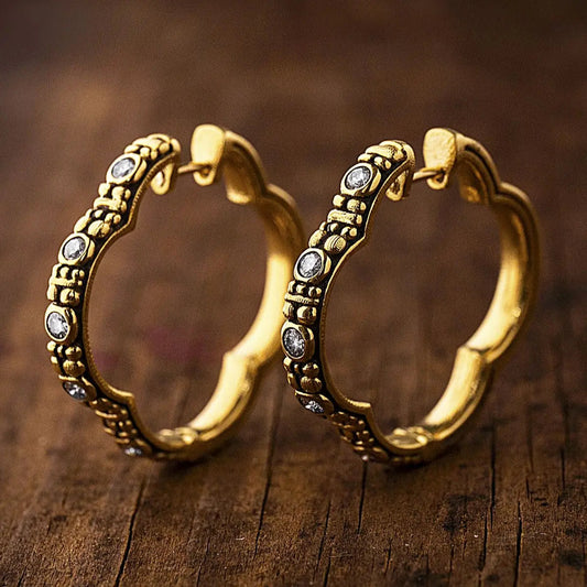Irregular Golden Vintage Rings
